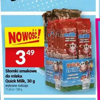Twój Market Słomki smakowe do mleka Quick Milk oferta