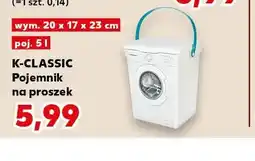 Kaufland Pojemnik na proszek K-CLASSIC wym. 20x17x23cm poj oferta