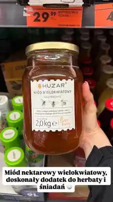 Biedronka Miód pszczeli wielokwiatowy nektarowy Huzar oferta