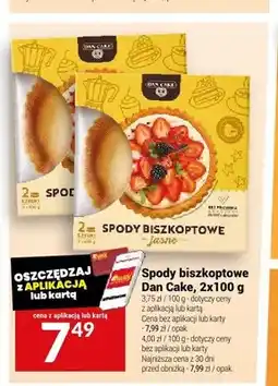 Twój Market Spody biszkoptowe jasne Dan Cake 2-pak oferta