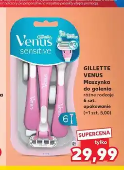 Kaufland Maszynka do golenia Gillette Venus Sensitive 6-pak oferta