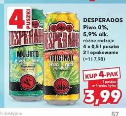 Kaufland Piwo Desperados Mojito 5,9% alk. 4-pak oferta