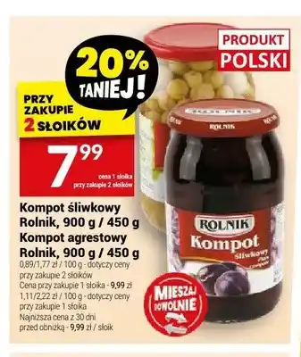 Twój Market Kompot śliwkowy Rolnik oferta