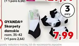 Kaufland Skarpety damskie OYANDA 3-pak oferta