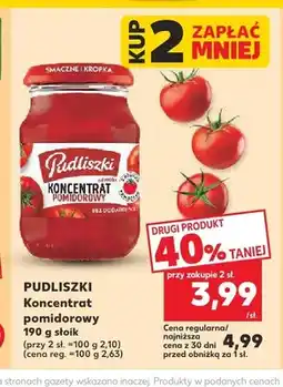 Kaufland Koncentrat pomidorowy Pudliszki oferta