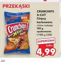 Kaufland Chipsy karbowane CRUNCHIPS X-CUT Kebab oferta