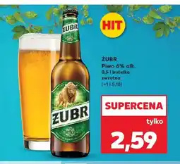 Kaufland Piwo Żubr 6% alk oferta