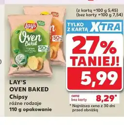 Kaufland Chipsy LAY'S OVEN BAKED Yoghurt with herbs oferta
