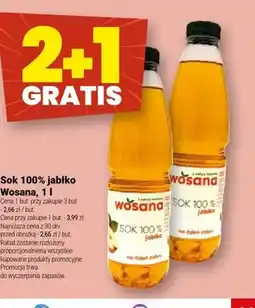 Twój Market Sok 100% jabłko Wosana oferta