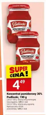 Twój Market Koncentrat pomidorowy 30% Pudliszki oferta