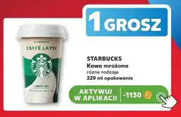 Kaufland Kawa mrożona Starbucks Caffè Latte oferta