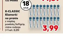 Kaufland Klamerki na pranie z miękką powłoką Softgrip K-CLASSIC oferta