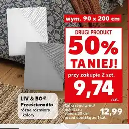Kaufland Prześcieradło LIV & BO 90x200cm oferta