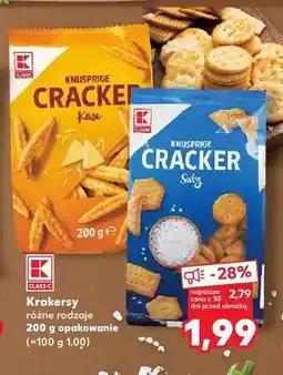 Kaufland Krakersy K-Classic Käse oferta