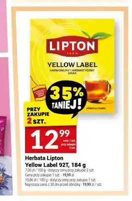 Twój Market Herbata Lipton Yellow Label oferta