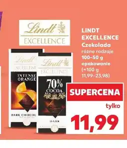 Kaufland Czekolada Excellence Intense Orange Lindt oferta