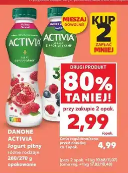 Kaufland Jogurt pitny Activia malina granat oferta