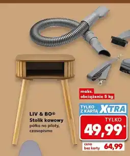 Kaufland Stolik kawowy LIV & BO półka na piloty, czasopisma maks. obciążenie oferta
