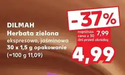 Kaufland Herbata zielona ekspresowa jaśminowa DILMAH oferta