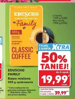 Kaufland Kawa mielona Family Eduscho oferta