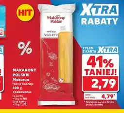 Kaufland Makaron spaghetti Makarony Polskie oferta