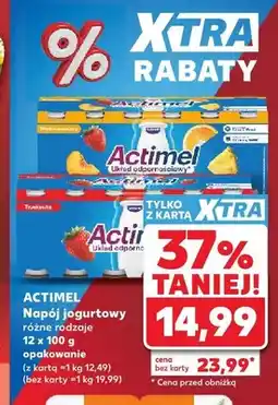 Kaufland Napój jogurtowy Actimel wielkoowocowy 12-pak oferta