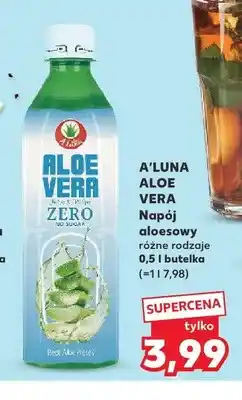 Kaufland Napój aloesowy A'Luna Aloe Vera Zero oferta