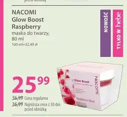 Hebe Maska do twarzy NACOMI Glow Boost Raspberry oferta