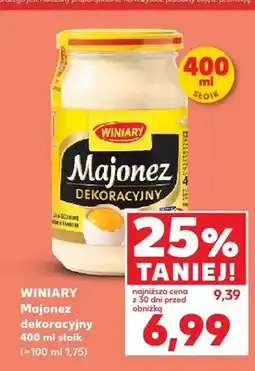 Kaufland Majonez dekoracyjny Winiary oferta