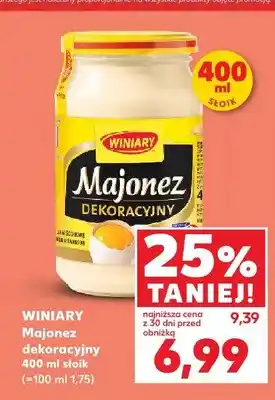 Kaufland Majonez dekoracyjny Winiary oferta