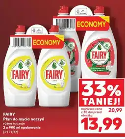 Kaufland Płyn do mycia naczyń Fairy Cytryna 2-pak oferta