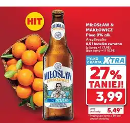Kaufland Piwo bezalkoholowe Miłosław & Makłowicz ArcyBezalko oferta