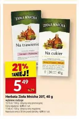 Twój Market Herbata Zioła Mnicha Na trawienie oferta