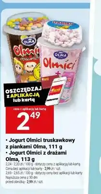 Twój Market Jogurt Olmici truskawkowy z piankami Olma oferta