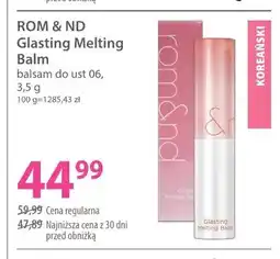 Hebe Balsam do ust 06 ROM & ND Glasting Melting Balm oferta