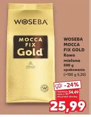 Kaufland Kawa mielona WOSEBA Mocca Fix Gold oferta