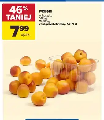 Morele w koszyku