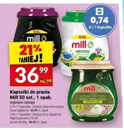 Twój Market Kapsułki do prania Mill 50szt oferta