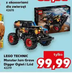 Kaufland Monster Jam Grave Digger Ogień i Lód LEGO TECHNIC 42219 oferta