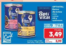 Kaufland Karma dla kotów OPTIVITAL Beef oferta