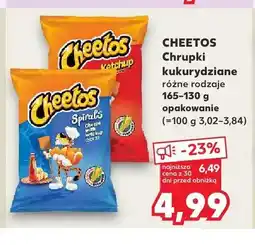 Kaufland Chrupki kukurydziane CHEETOS Ketchup oferta