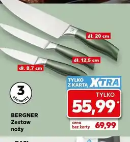 Kaufland Zestaw noży BERGNER 3 elementy oferta
