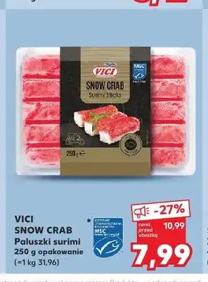 Kaufland Paluszki surimi Snow Crab Vici oferta