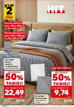 Kaufland Pościel renforce LIV & BO 140x200cm 1x70x80cm oferta