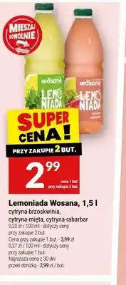 Twój Market Lemoniada Wosana cytryna-brzoskwinia oferta