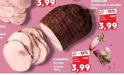 Kaufland Szynka krucha Kabanos oferta