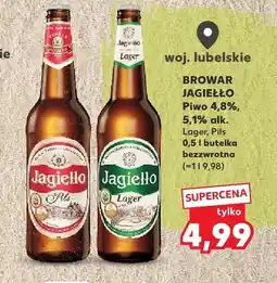 Kaufland Piwo Jagiełło Pils oferta