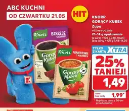 Kaufland Zupa KNORR Gorący Kubek Barszcz czerwony oferta