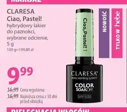 Hebe Hybrydowy lakier do paznokci CLARESA Ciao, Pastel! oferta