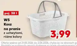 Kaufland Kosz na pranie W5 z uchwytami poj oferta